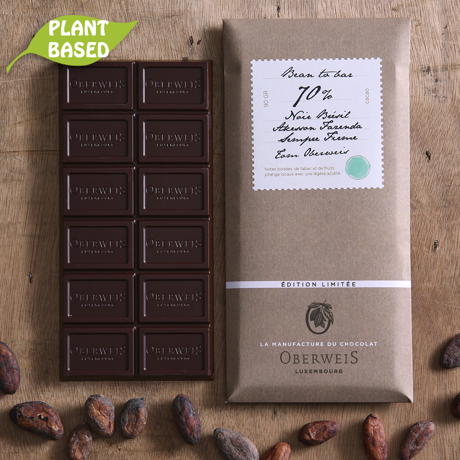 Tablette chocolat noir Brésil 70% 90g