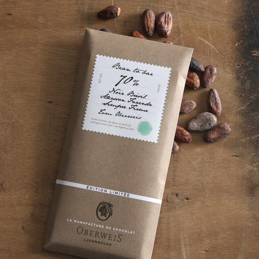 Tablette chocolat noir Brésil 70% 90g