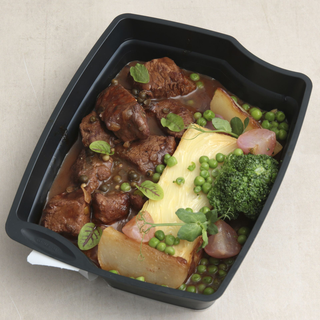 Sauté de veau, sauce poivre.webp