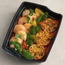 Scampis façon paëlla, fregola sarda.webp