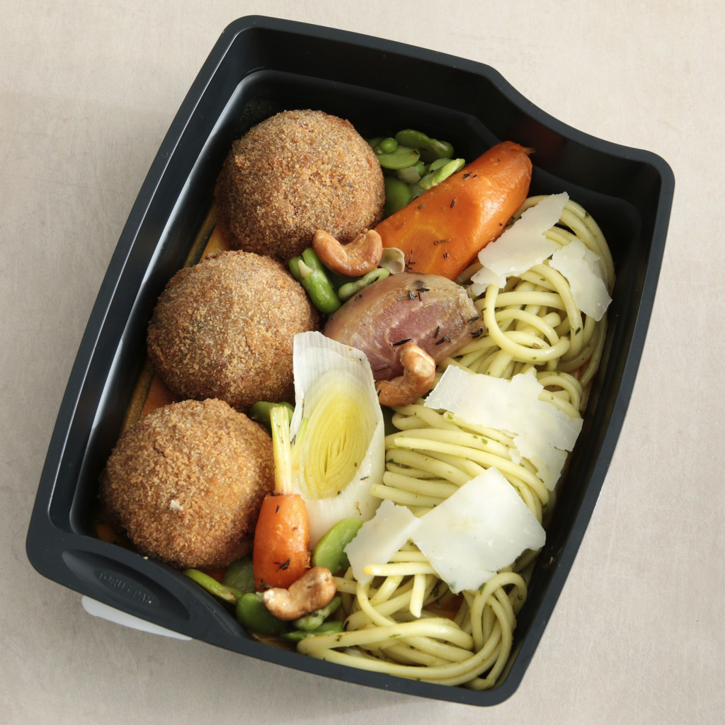 Boulettes de lentilles aux tomates séchées et parmesan.webp