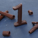 [002137*] Chiffre en chocolat n°1