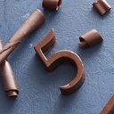 [002141*] Chocolate birthday number 5
