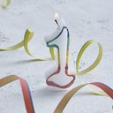 [002037*] Number 1 birthday candle