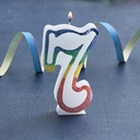 [002043*] Number 7 birthday candle