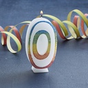 [002036*] Bougie chiffre n°0