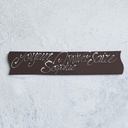 [001227*] Chocolate plate to personalize