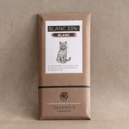 [007118*] Tablette 90g chocolat blanc 33%