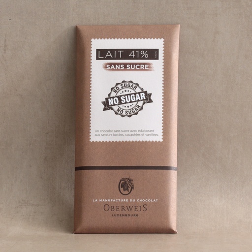 [007119*] Milk chocolate bar 41% without sugar - 90 g