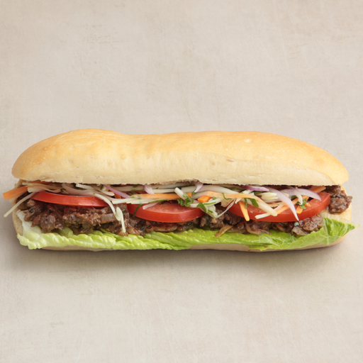 [007808*] Pain ciabatta boeuf chawarma