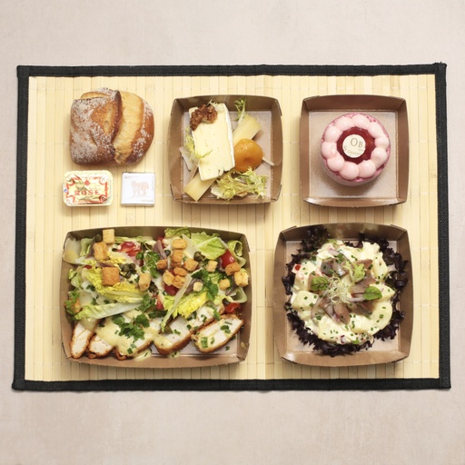 [012548*] Meal tray "Découverte Epicurienne"