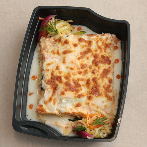 [013504*] Salmon lasagna