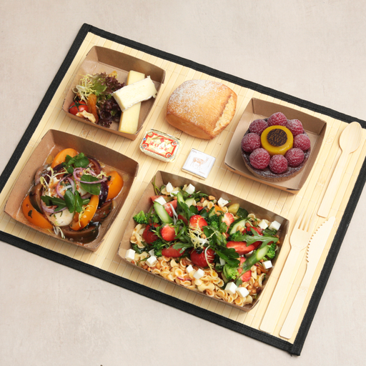 [014150*] Meal tray "Primavera" (Vegetarian)