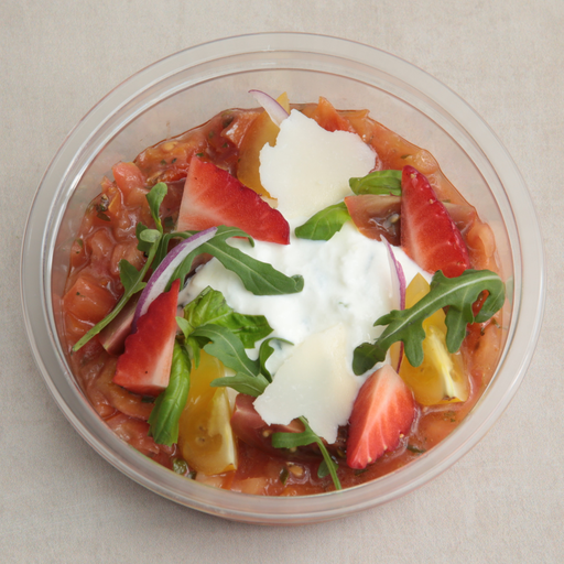 [014389*] Petite salade tomate stracciatella