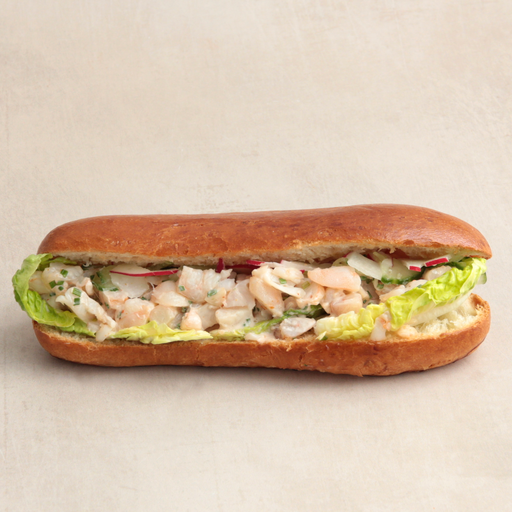 [014407*] Brioche bread with scampi
