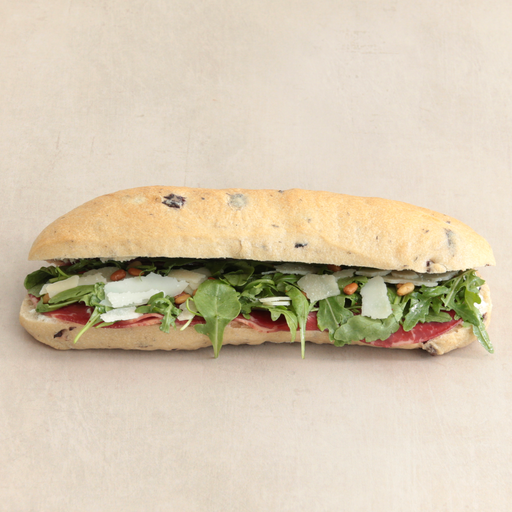 [014668*] Ciabatta bread with Coppa and Ricotta