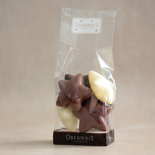 [014683*] Bag of 6 chocolate stars