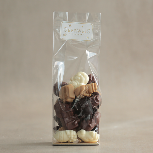 [014684*] Bag of christmas-shaped chocolates