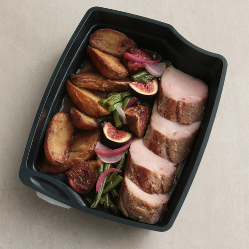 [014849*] Filet mignon de porc rôti, sauce au porto