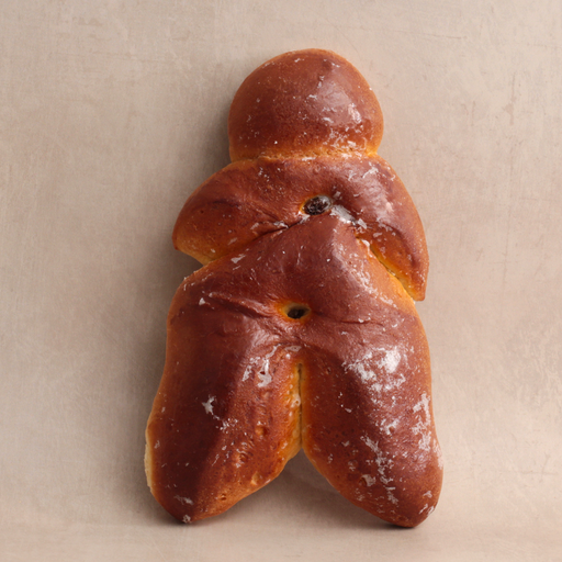 Bonhomme demi-brioche moyen