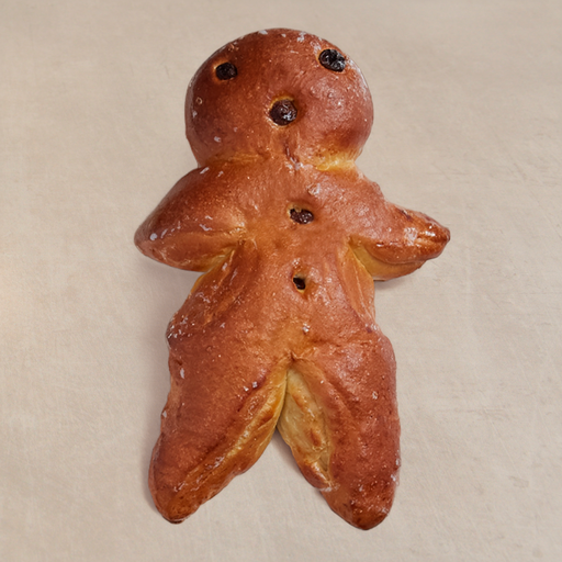 [003079*] Bonhomme demi-brioche large