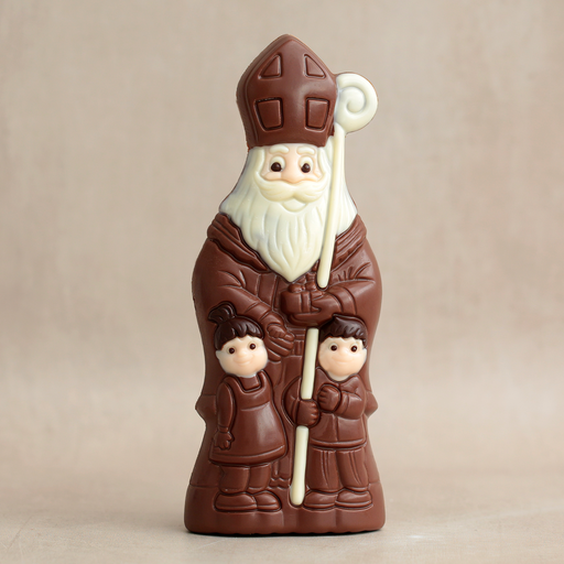 [003158*] Saint Nicolas made of milk chocolate - medium