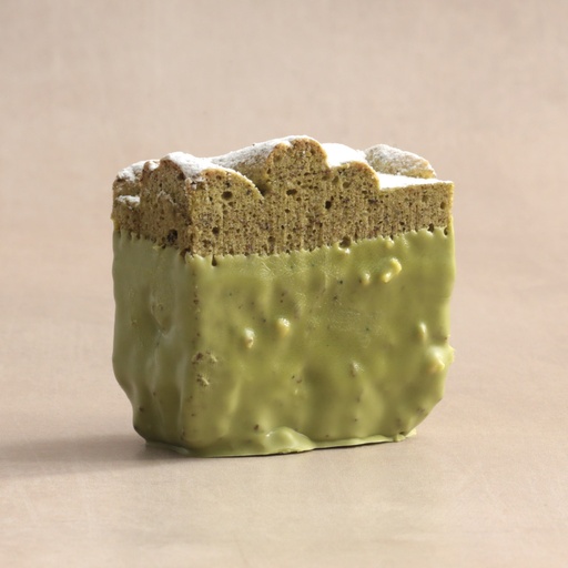[000194*] Mini chocolate cake with green Matcha tea