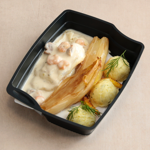 [004123*] Schellfischfilet, Dieppoise-Sauce