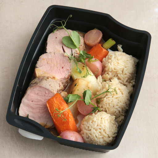 [004637*] Pork tenderloin, wholegrain mustard
