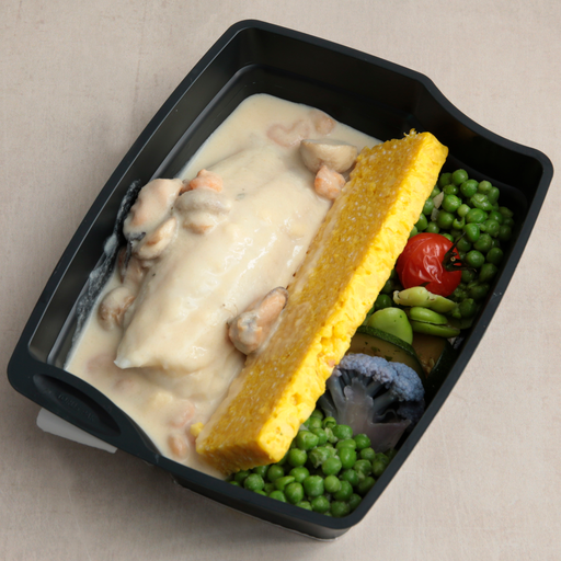 [006056*] Filet d'aiglefin, sauce dieppoise