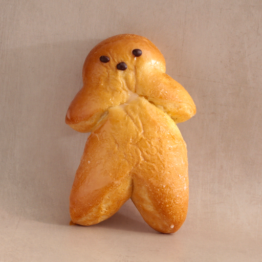 Bonhomme demi-brioche petit